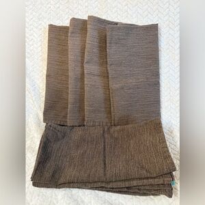 Brown Textured cloth napkins